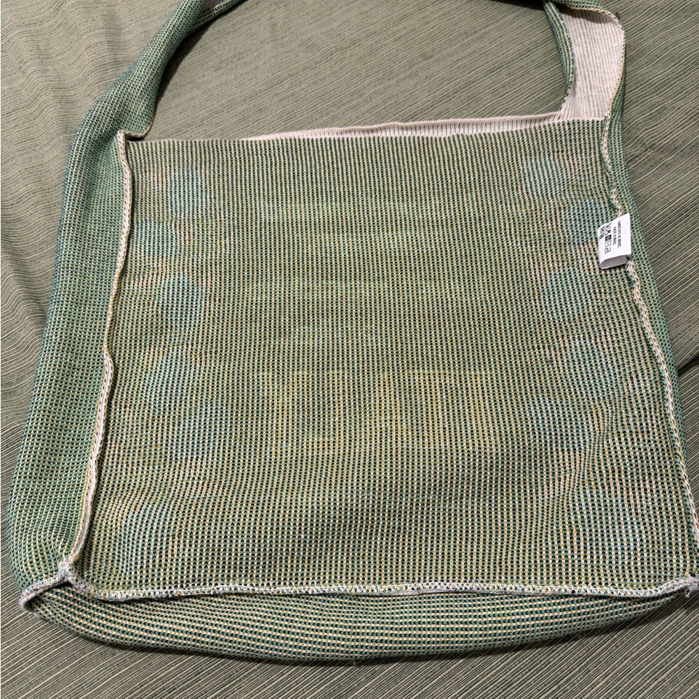 Italy Themed Tote Bag - White and Green - Picture 4 of 4